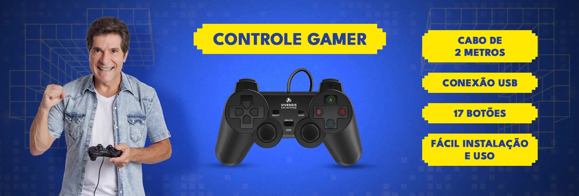 VIVENSIS - Care Techology: Controle VX GAMER