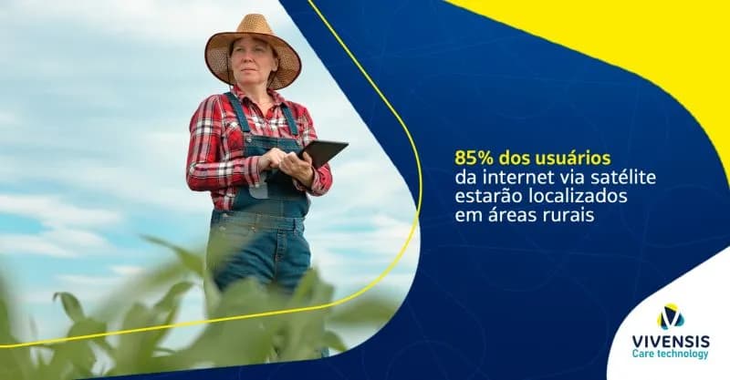 Grande parte dos usuários da internet via satélite estarão em áreas rurais! Grande parte dos usuários da internet via satélite estarão em áreas rurais!