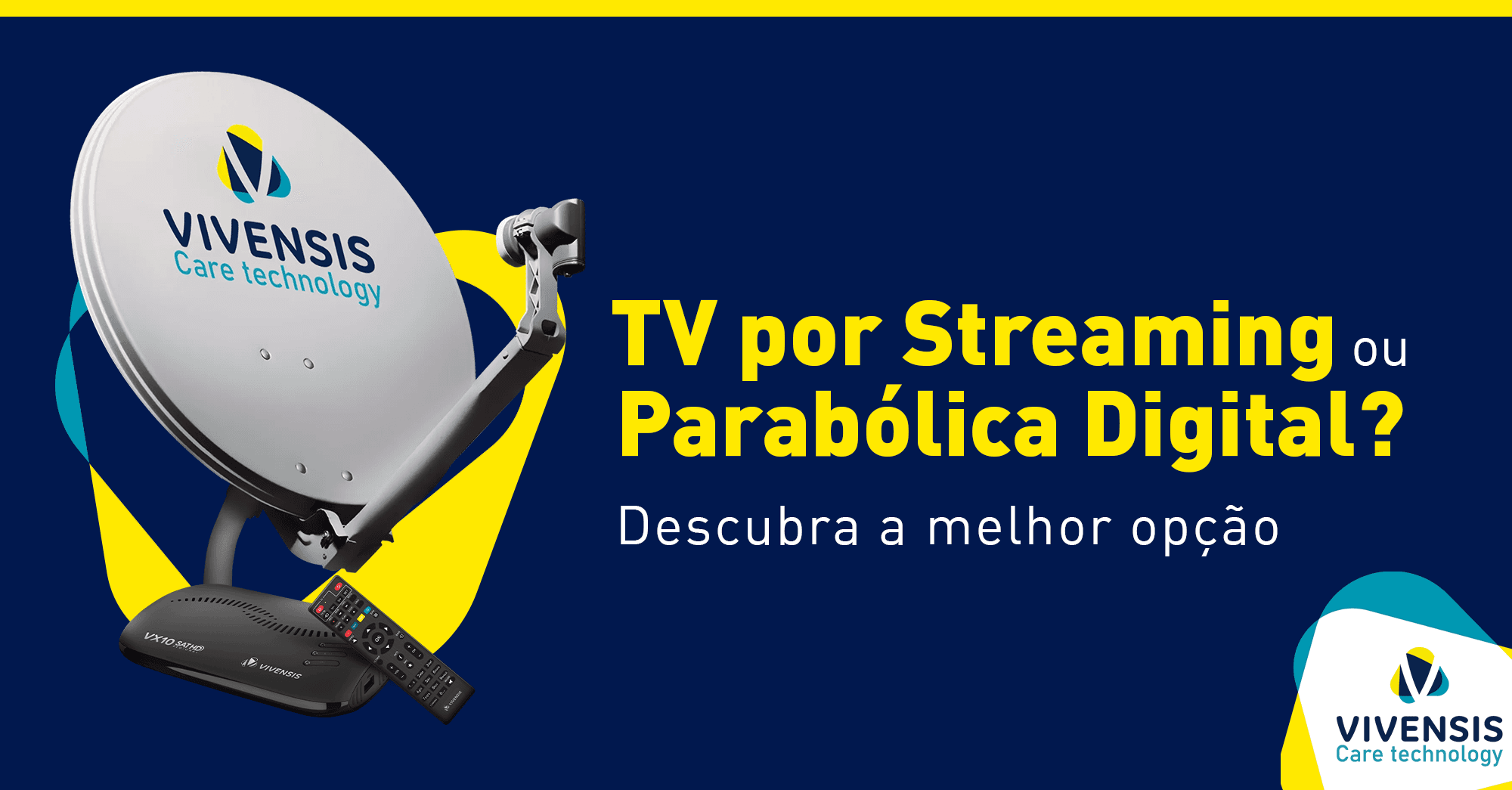 TV por streaming ou parabólica digital? Descubra a melhor opção