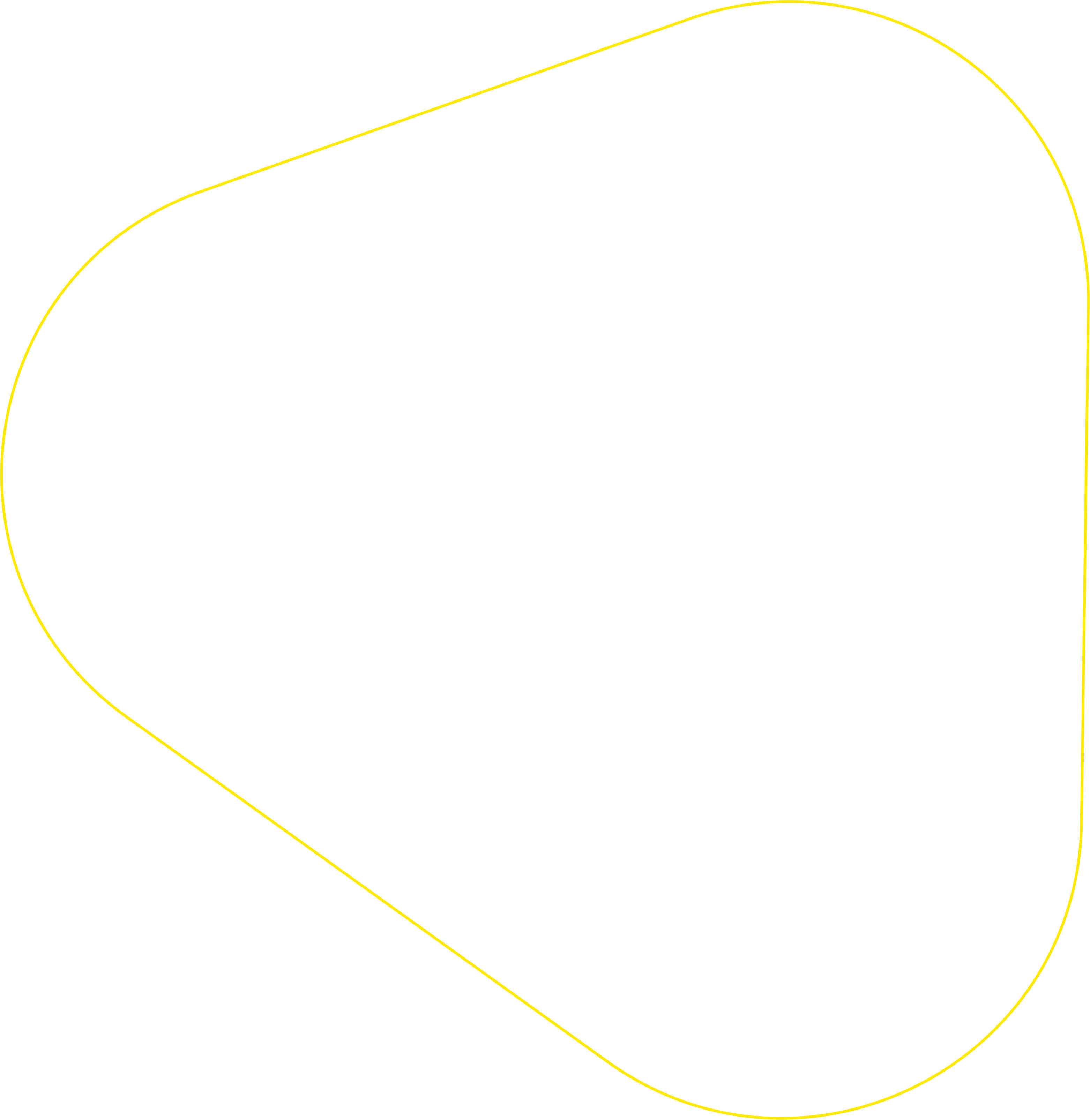 Triângulo amarelo.