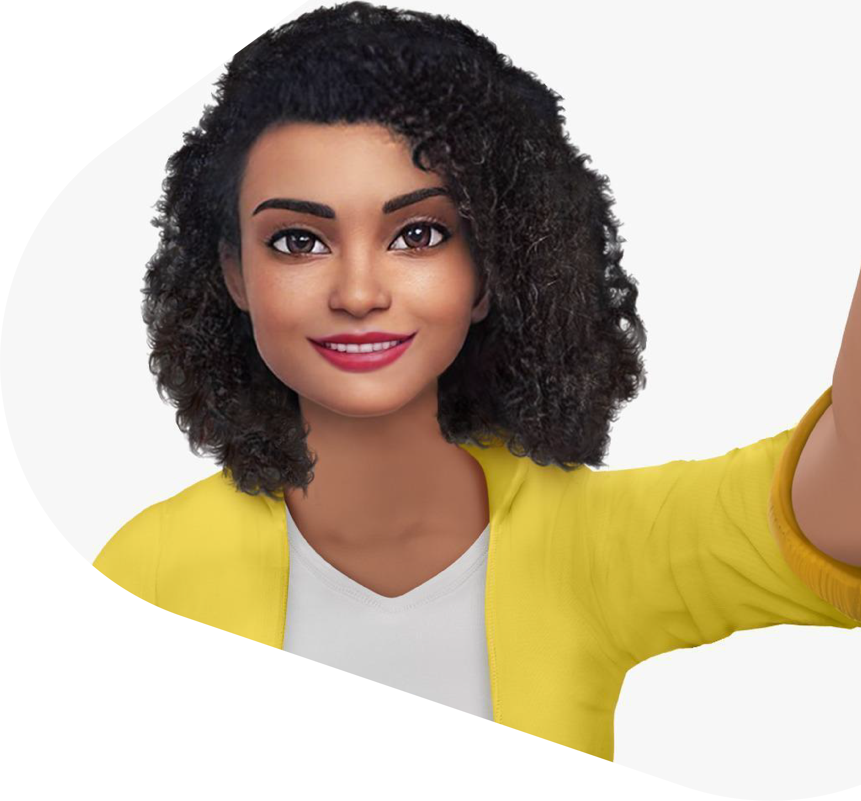 Vivi da Vivensis tirando uma selfie